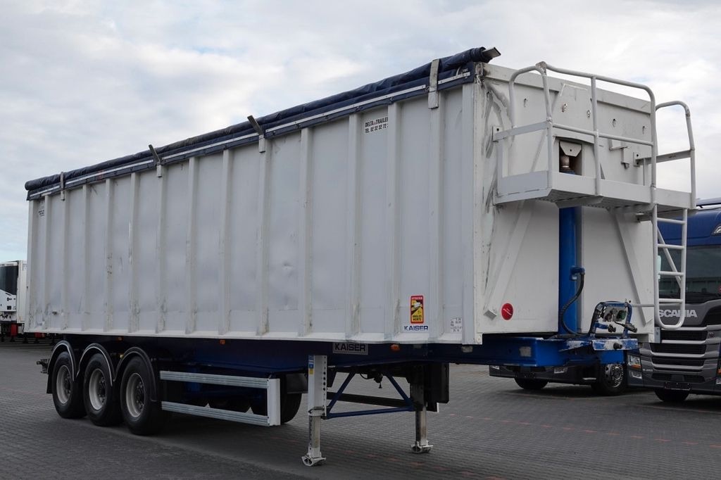 Kaiser WYWROTKA 55 m3 / ALUMINIOWA / WAGA: 5900 KG / SP - Tenteli dorse: fotoğraf 1 Kaiser WYWROTKA 55 m3 / ALUMINIOWA / WAGA: 5900 KG / SP - Tenteli dorse: fotoğraf 1