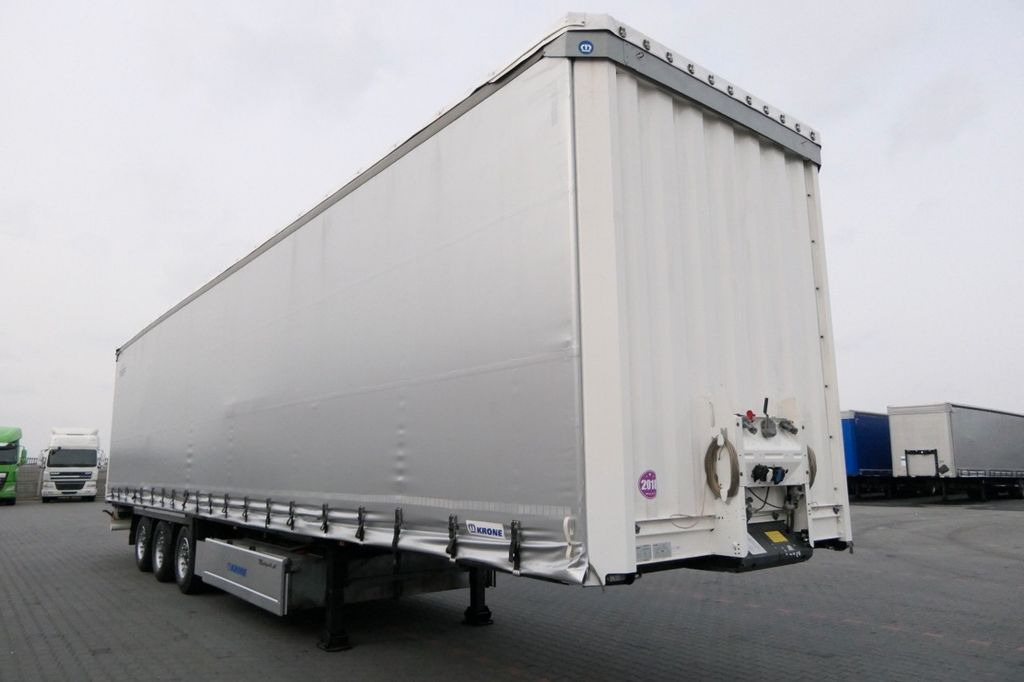 Tenteli dorse Krone CURTAINSIDER/MEGA/PALLET BOX/LIFTED ROOF & AXLE/: fotoğraf 8