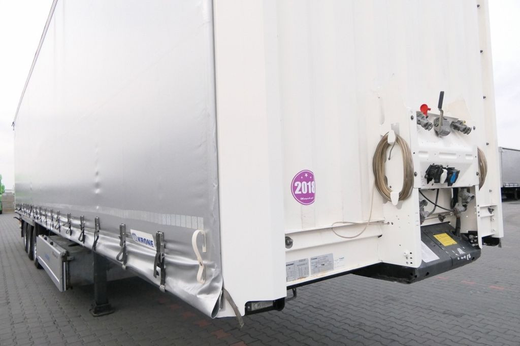 Tenteli dorse Krone CURTAINSIDER/MEGA/PALLET BOX/LIFTED ROOF & AXLE/: fotoğraf 20