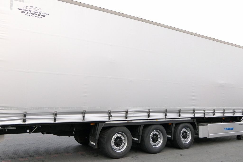 Tenteli dorse Krone CURTAINSIDER/MEGA/PALLET BOX/LIFTED ROOF & AXLE/: fotoğraf 13