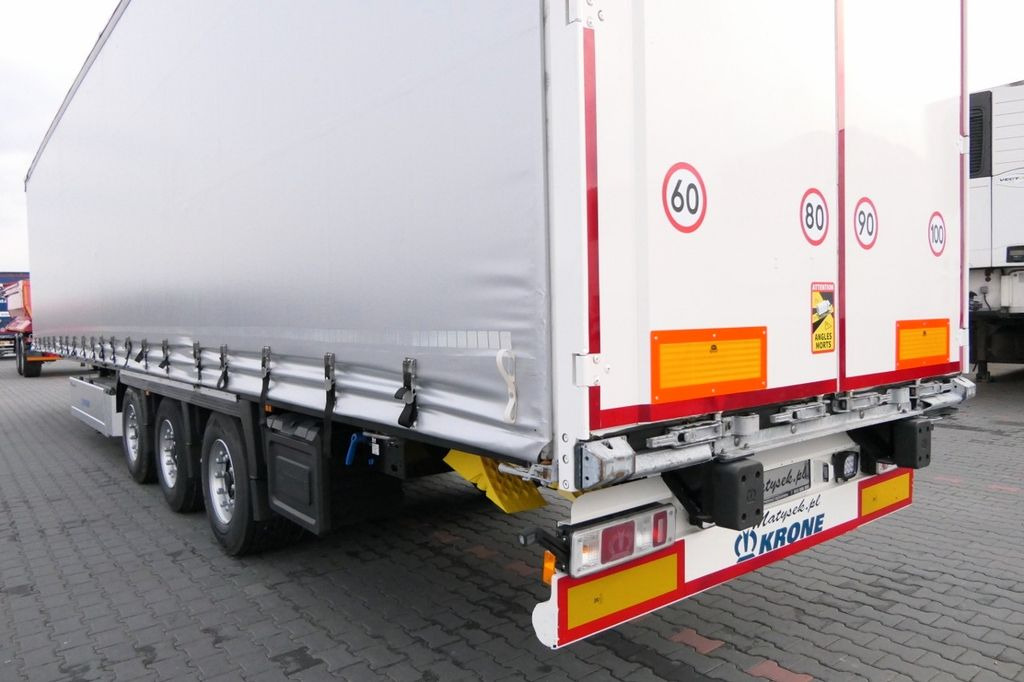 Tenteli dorse Krone CURTAINSIDER/MEGA/PALLET BOX/LIFTED ROOF & AXLE/: fotoğraf 11