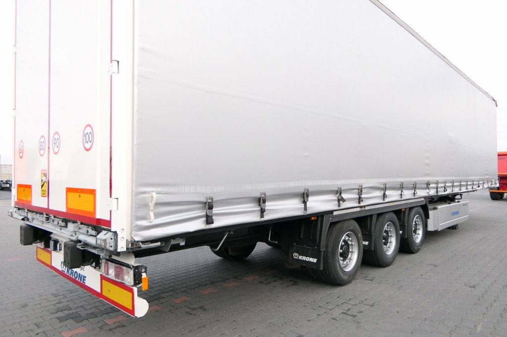 Tenteli dorse Krone CURTAINSIDER/MEGA/PALLET BOX/LIFTED ROOF & AXLE/: fotoğraf 12