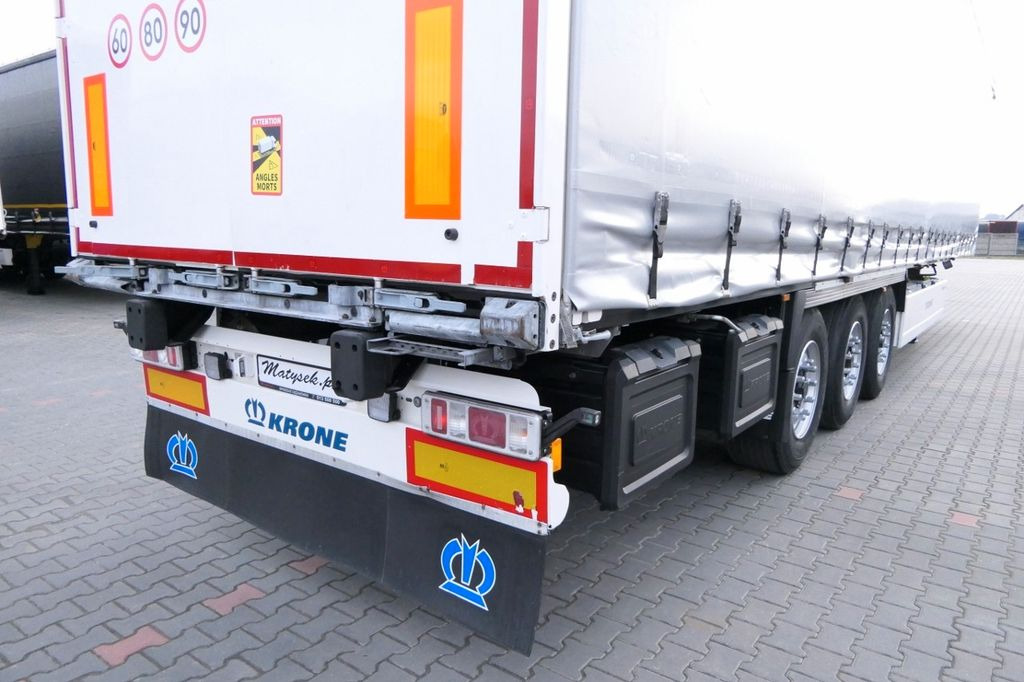 Tenteli dorse Krone CURTAINSIDER/PALLET BOX/LIFTED AXLE/2018 YEAR: fotoğraf 15