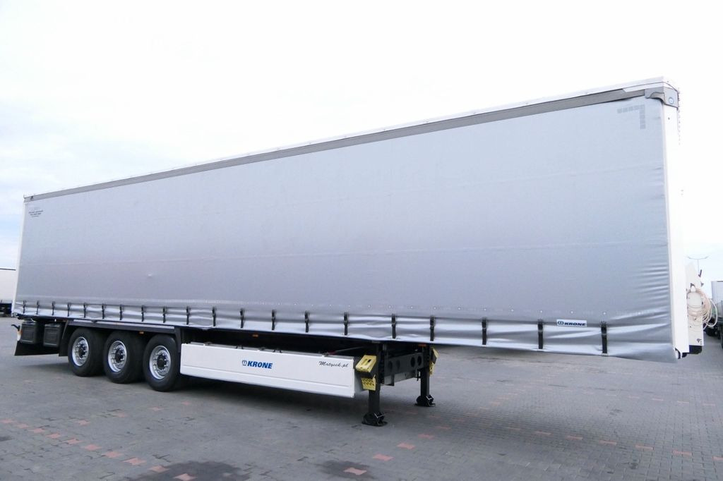 Tenteli dorse Krone CURTAINSIDER/PALLET BOX/LIFTED AXLE/2018 YEAR: fotoğraf 8
