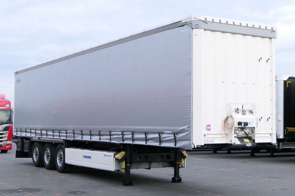 Tenteli dorse Krone CURTAINSIDER/PALLET BOX/LIFTED AXLE/2018 YEAR: fotoğraf 10