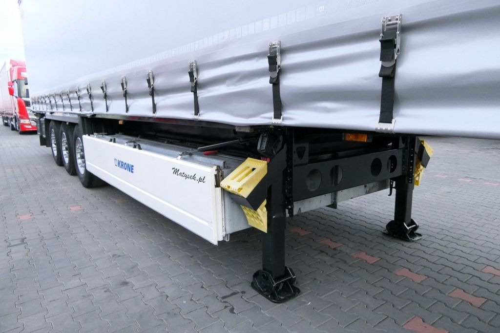Tenteli dorse Krone CURTAINSIDER/PALLET BOX/LIFTED AXLE/2018 YEAR: fotoğraf 11