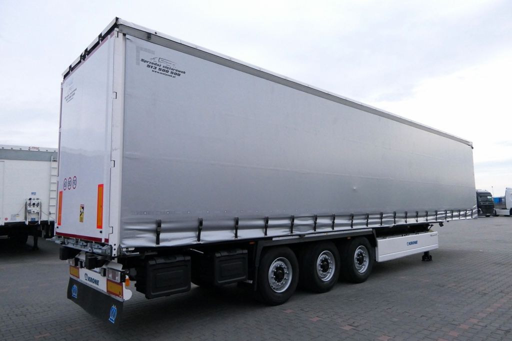 Tenteli dorse Krone CURTAINSIDER/PALLET BOX/LIFTED AXLE/2018 YEAR: fotoğraf 7