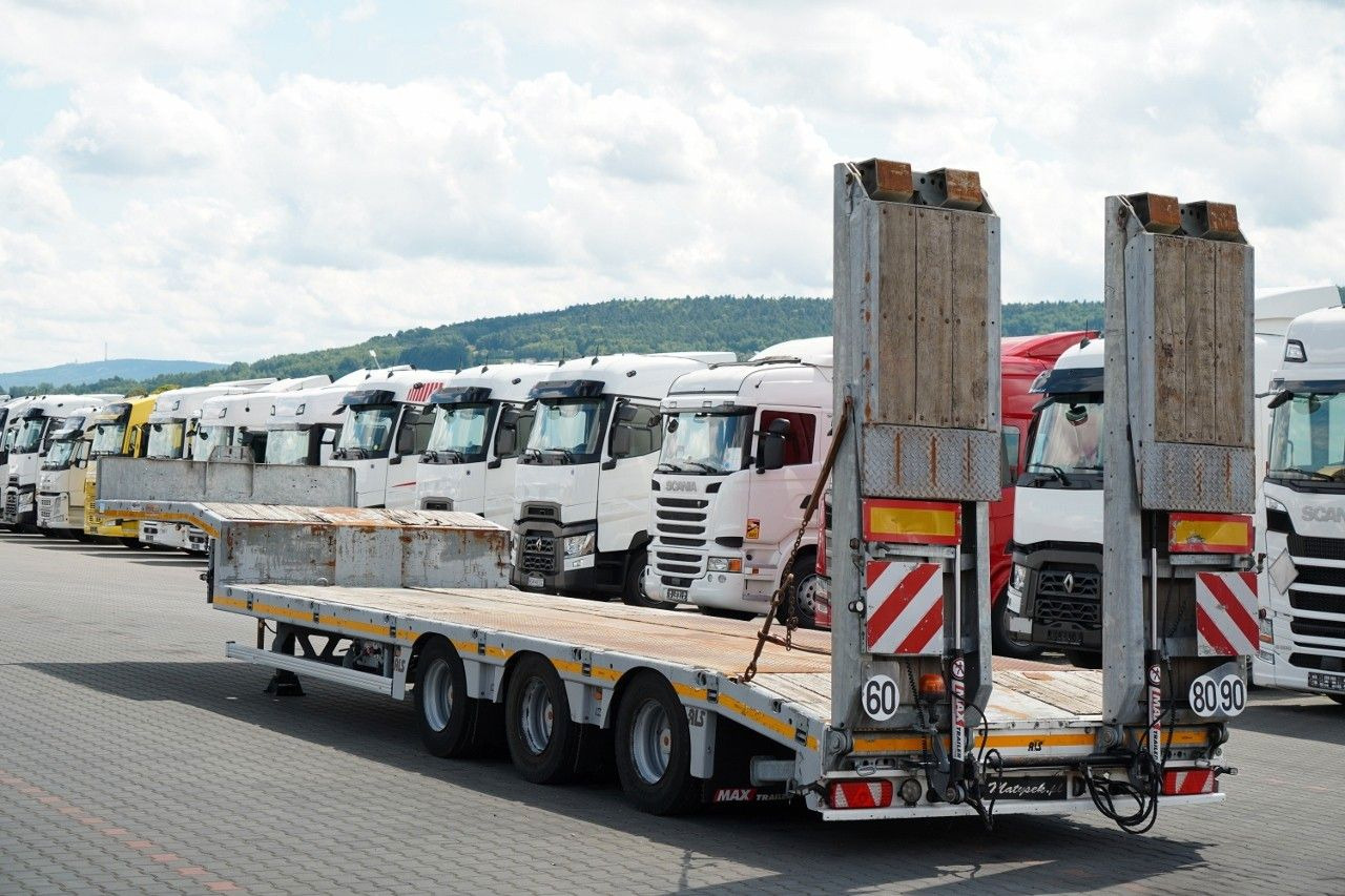 MAX TRAILLER NACZEPA LAWETA / NISKOPODWOZIOWA / 12, - Alçak çerçeveli platform dorse: fotoğraf 4 MAX TRAILLER NACZEPA LAWETA / NISKOPODWOZIOWA / 12, - Alçak çerçeveli platform dorse: fotoğraf 4