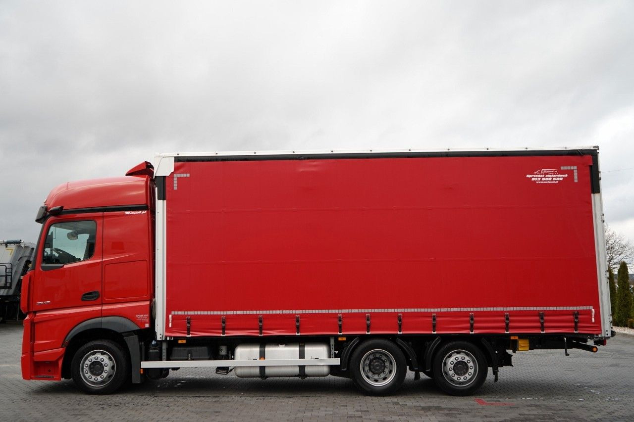 Mercedes-Benz ACTROS / 2545 / SOLÓWKA / 6x2 / I-PARK COOL / - Tenteli kamyon: fotoğraf 2 Mercedes-Benz ACTROS / 2545 / SOLÓWKA / 6x2 / I-PARK COOL / - Tenteli kamyon: fotoğraf 2