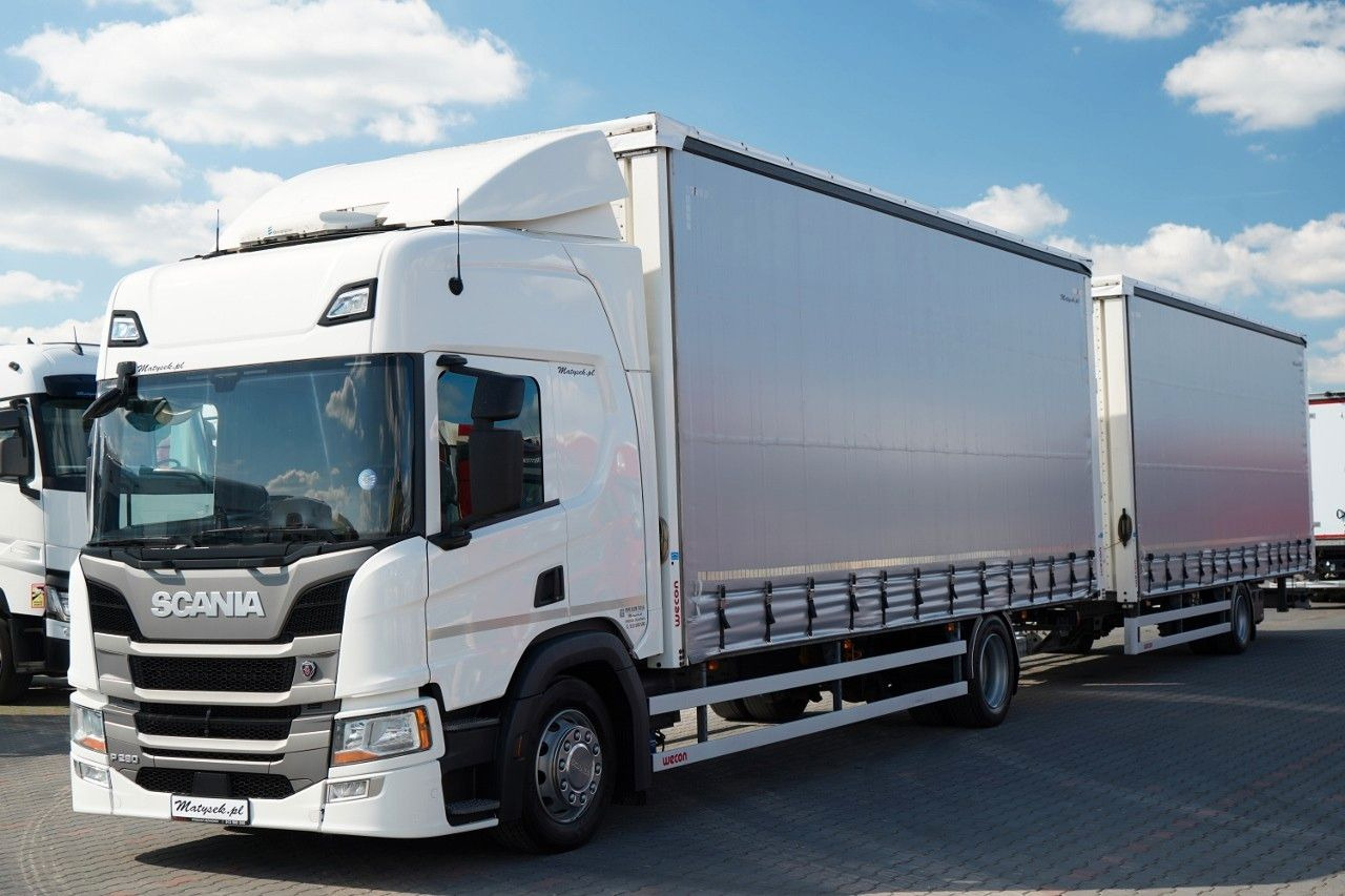 Scania P 280 / ZESTAW TANDEM / 120 M3 / WECON / 2022 R - Tenteli kamyon: fotoğraf 3 Scania P 280 / ZESTAW TANDEM / 120 M3 / WECON / 2022 R - Tenteli kamyon: fotoğraf 3