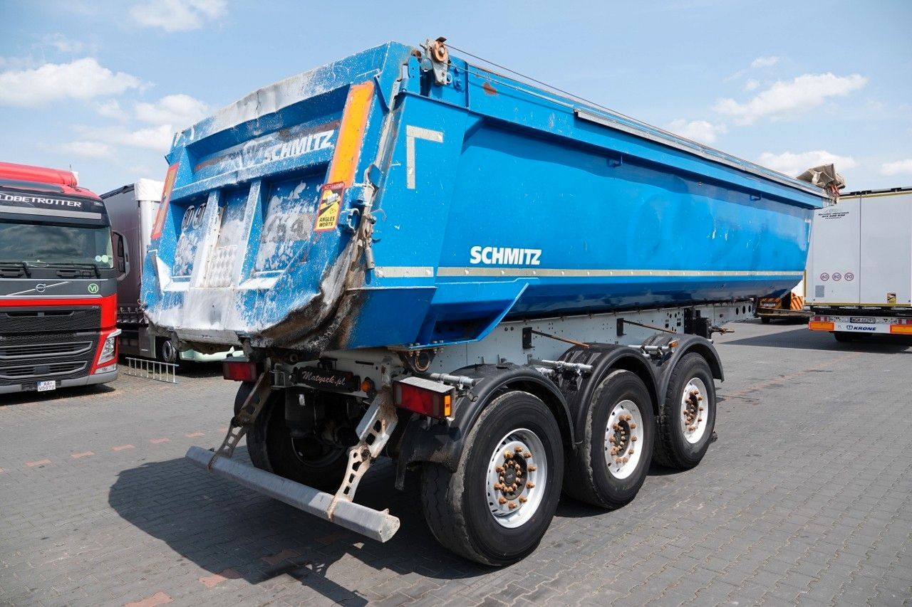 Schmitz Cargobull WYWROTKA / 24 m3 / RYNNA STALOWA / OŚ PODNOSZO - Damperli dorse: fotoğraf 4 Schmitz Cargobull WYWROTKA / 24 m3 / RYNNA STALOWA / OŚ PODNOSZO - Damperli dorse: fotoğraf 4