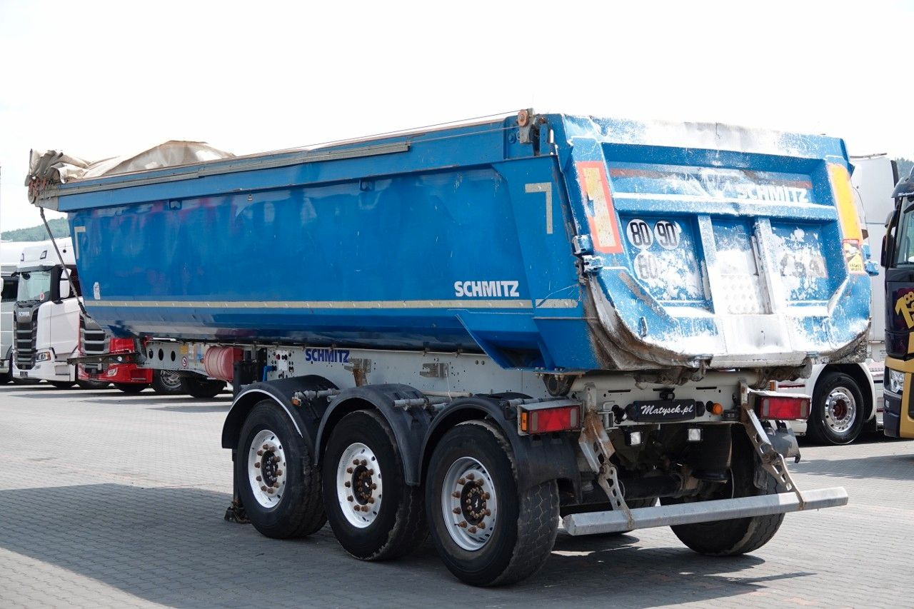 Schmitz Cargobull WYWROTKA / 24 m3 / RYNNA STALOWA / OŚ PODNOSZO - Damperli dorse: fotoğraf 3 Schmitz Cargobull WYWROTKA / 24 m3 / RYNNA STALOWA / OŚ PODNOSZO - Damperli dorse: fotoğraf 3