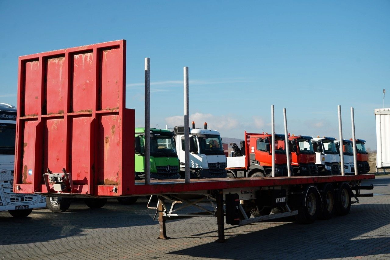 Trailor NACZEPA PLATFORMA / KŁONICE / OŚ SKRĘTNA - Açık/ Sal dorse: fotoğraf 4 Trailor NACZEPA PLATFORMA / KŁONICE / OŚ SKRĘTNA - Açık/ Sal dorse: fotoğraf 4