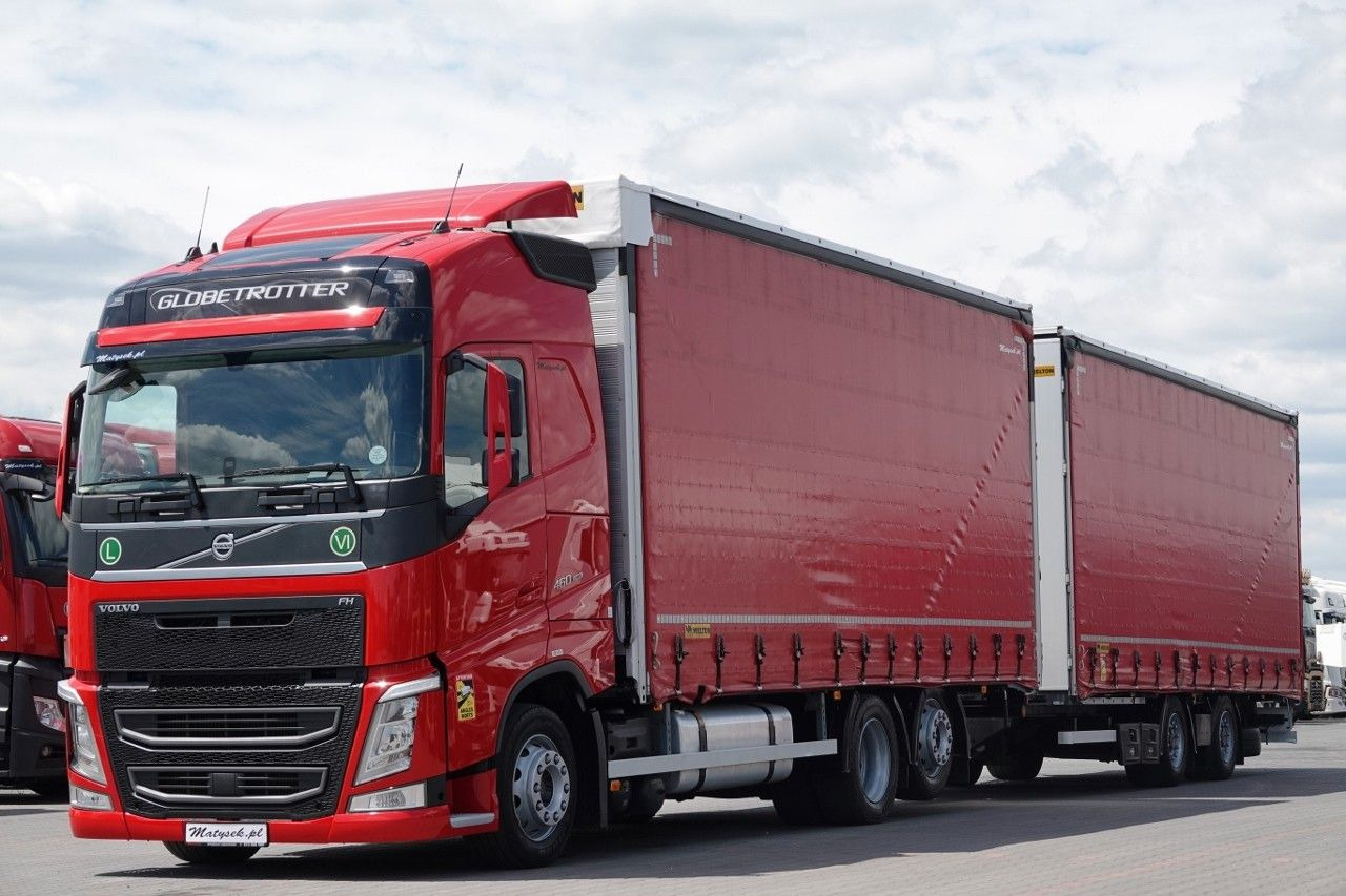 Volvo FH 460 / ZESTAW TANDEM 120 M3 / I-PARK COOL - Tenteli kamyon: fotoğraf 2 Volvo FH 460 / ZESTAW TANDEM 120 M3 / I-PARK COOL - Tenteli kamyon: fotoğraf 2