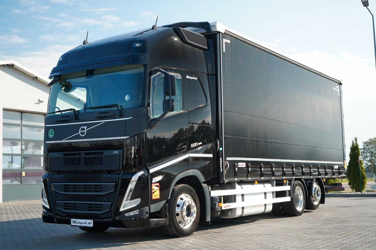 Volvo FH 500 / MEGA / ZESTAW TANDEM PRZEJAZDOWY 120 M3 - Tenteli kamyon: fotoğraf 1 Volvo FH 500 / MEGA / ZESTAW TANDEM PRZEJAZDOWY 120 M3 - Tenteli kamyon: fotoğraf 1