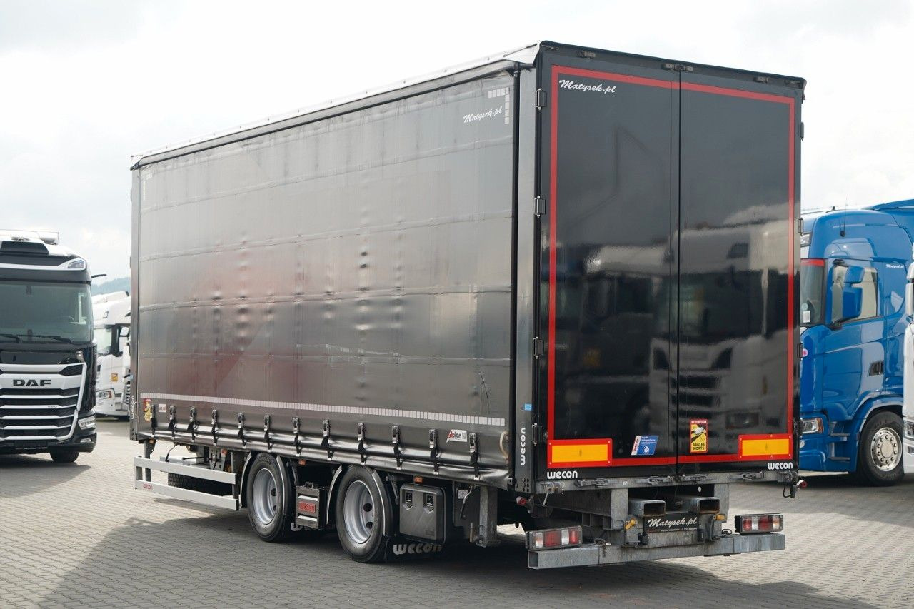 Wecon PRZYCZEPA - 7,7 M / TANDEM / PRZEJAZDOWA / OŚ - Tenteli römork: fotoğraf 4 Wecon PRZYCZEPA - 7,7 M / TANDEM / PRZEJAZDOWA / OŚ - Tenteli römork: fotoğraf 4