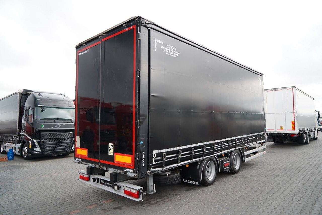 Wecon PRZYCZEPA - 7,7 M / TANDEM / PRZEJAZDOWA / - Tenteli römork: fotoğraf 5 Wecon PRZYCZEPA - 7,7 M / TANDEM / PRZEJAZDOWA / - Tenteli römork: fotoğraf 5
