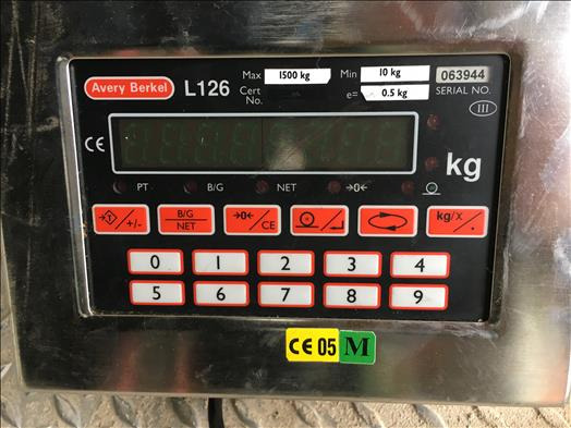Avery Berkel L126 Stainless platform scale - Gıda makinesi: fotoğraf 4 Avery Berkel L126 Stainless platform scale - Gıda makinesi: fotoğraf 4