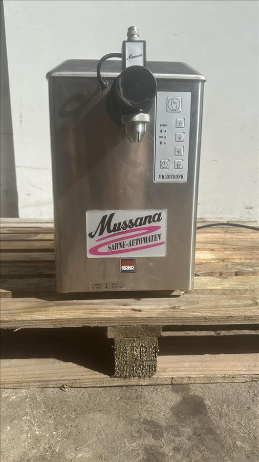 Mussana Whipped cream machine - Gıda makinesi: fotoğraf 1 Mussana Whipped cream machine - Gıda makinesi: fotoğraf 1