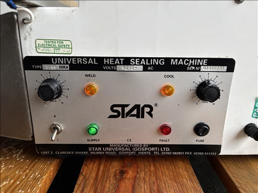 Star S91 Bag sealer - Paketleme makinası: fotoğraf 4 Star S91 Bag sealer - Paketleme makinası: fotoğraf 4