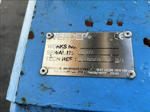 Gıda makinesi Verder ISFL150x125-250 Pump: fotoğraf 7