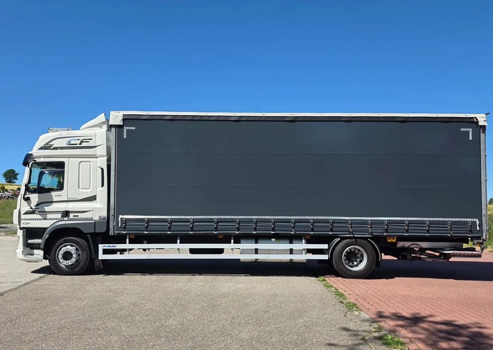 Tenteli kamyon DAF CF290 / CF320 / FIRANKA / WINDA DHOLLANDIA / E6/ JEDEN WŁAŚCICIEL / SPROWADZONY / 22PALETY / 2019/ PODNOSZONY DACH / JAK NOWY: fotoğraf 9