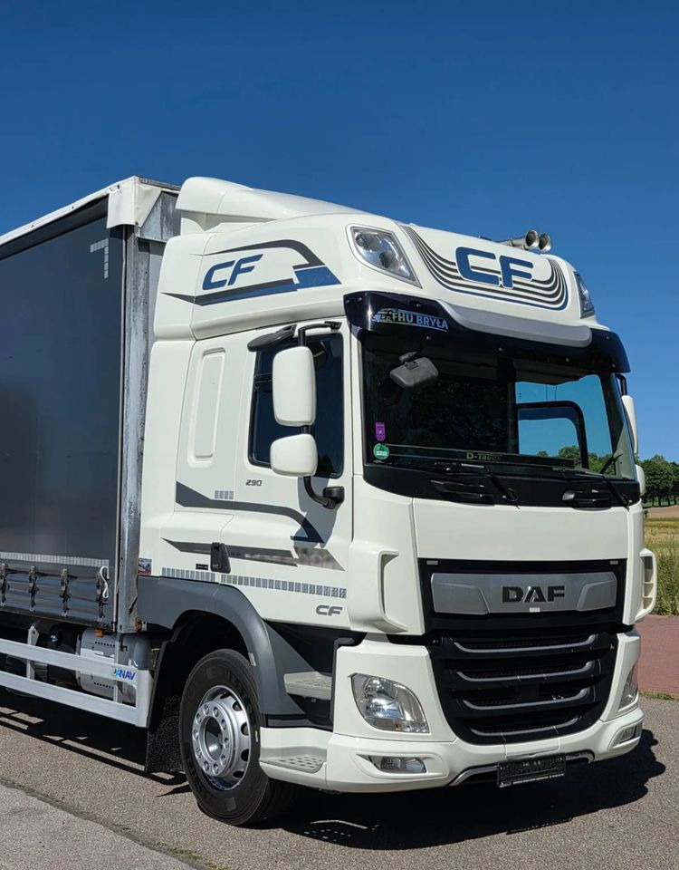 Tenteli kamyon DAF CF290 / CF320 / FIRANKA / WINDA DHOLLANDIA / E6/ JEDEN WŁAŚCICIEL / SPROWADZONY / 22PALETY / 2019/ PODNOSZONY DACH / JAK NOWY: fotoğraf 14
