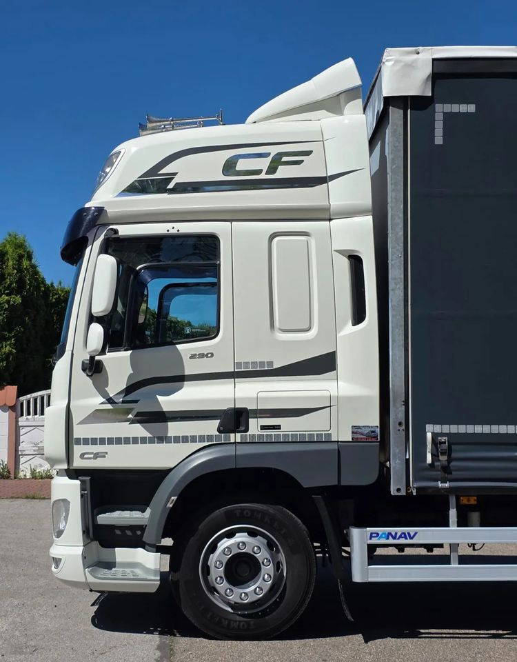 Tenteli kamyon DAF CF290 / CF320 / FIRANKA / WINDA DHOLLANDIA / E6/ JEDEN WŁAŚCICIEL / SPROWADZONY / 22PALETY / 2019/ PODNOSZONY DACH / JAK NOWY: fotoğraf 12