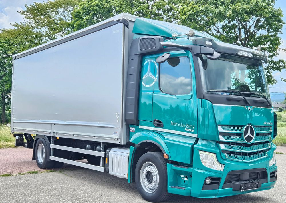 Mercedes-Benz ACTROS 1833 / BURTO-FIRANKA / WINDA / 18 PALET / 8600 ŁADOWNOŚĆ / AUTOMAT / DUŻY SILNIK / 10.2019 ROK / SYPIALKA / LEDY / KAMERY / VIRTUAL COCPIT/ JAK NOWY - Tenteli kamyon: fotoğraf 2 Mercedes-Benz ACTROS 1833 / BURTO-FIRANKA / WINDA / 18 PALET / 8600 ŁADOWNOŚĆ / AUTOMAT / DUŻY SILNIK / 10.2019 ROK / SYPIALKA / LEDY / KAMERY / VIRTUAL COCPIT/ JAK NOWY - Tenteli kamyon: fotoğraf 2