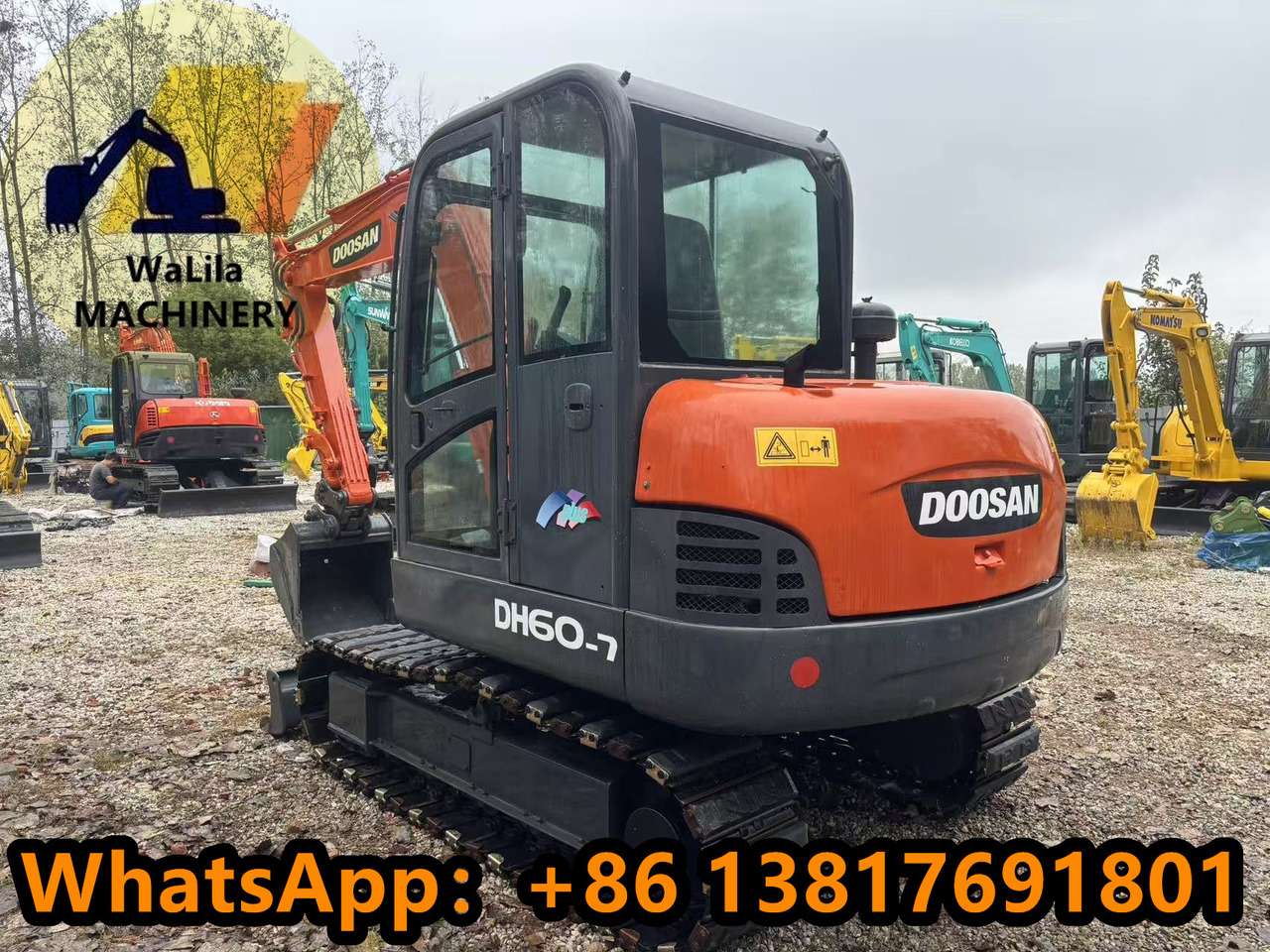 DOOSAN DH60-7 - Mini ekskavatör: fotoğraf 3 DOOSAN DH60-7 - Mini ekskavatör: fotoğraf 3