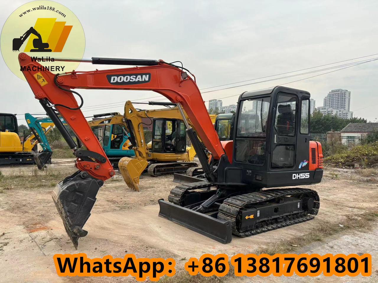 Doosan DH 55-7 DH55 - Mini ekskavatör: fotoğraf 1 Doosan DH 55-7 DH55 - Mini ekskavatör: fotoğraf 1