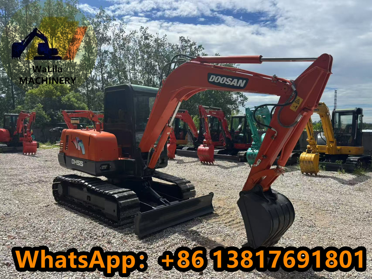 Doosan DH 55-7 DH55 (Good) - Mini ekskavatör: fotoğraf 2 Doosan DH 55-7 DH55 (Good) - Mini ekskavatör: fotoğraf 2
