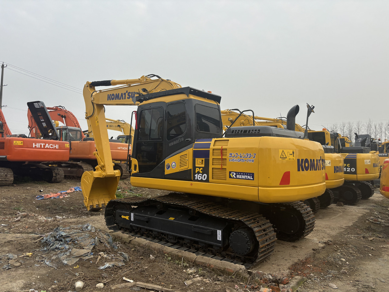 KOMATSU PC160 - Paletli ekskavatör: fotoğraf 1 KOMATSU PC160 - Paletli ekskavatör: fotoğraf 1