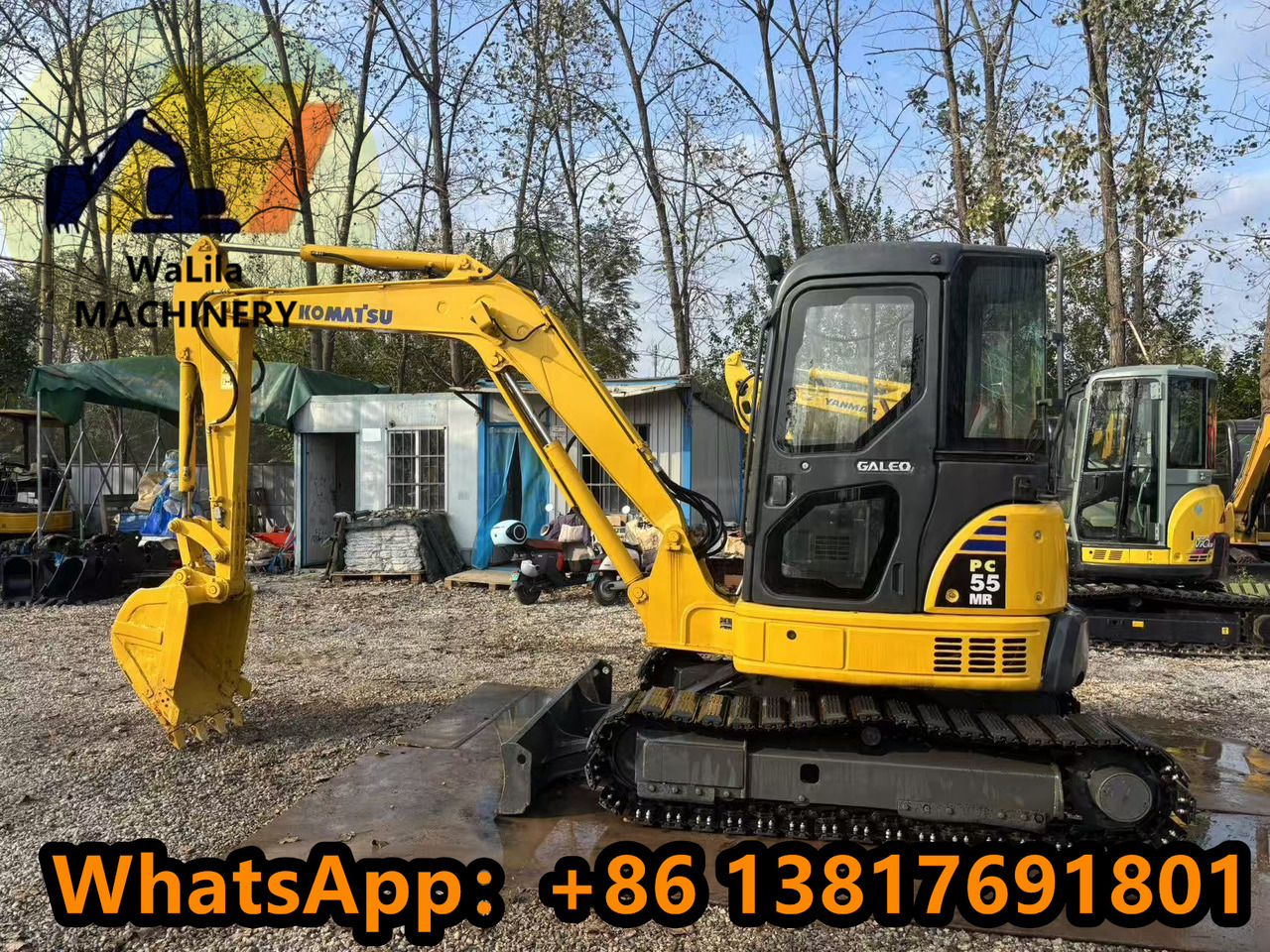 KOMATSU PC55MR - Mini ekskavatör: fotoğraf 1 KOMATSU PC55MR - Mini ekskavatör: fotoğraf 1