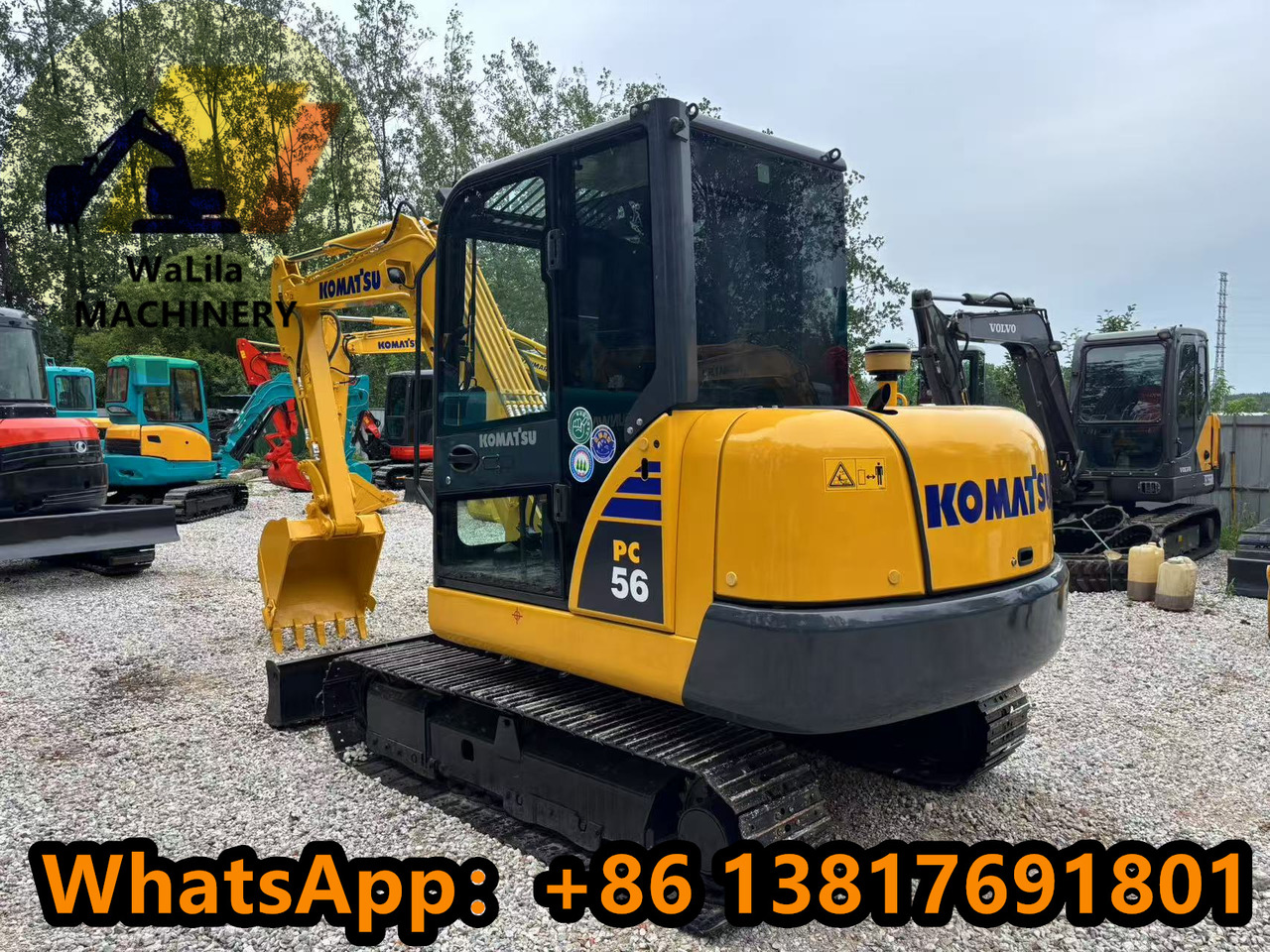 KOMATSU PC56 - Mini ekskavatör: fotoğraf 2 KOMATSU PC56 - Mini ekskavatör: fotoğraf 2