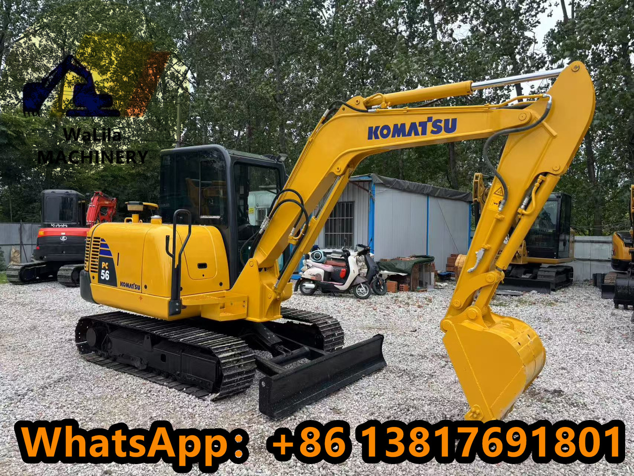 KOMATSU PC56 - Mini ekskavatör: fotoğraf 1 KOMATSU PC56 - Mini ekskavatör: fotoğraf 1