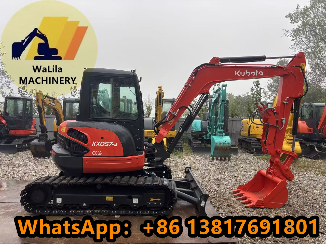 KUBOTA KX057-4 - Mini ekskavatör: fotoğraf 1 KUBOTA KX057-4 - Mini ekskavatör: fotoğraf 1
