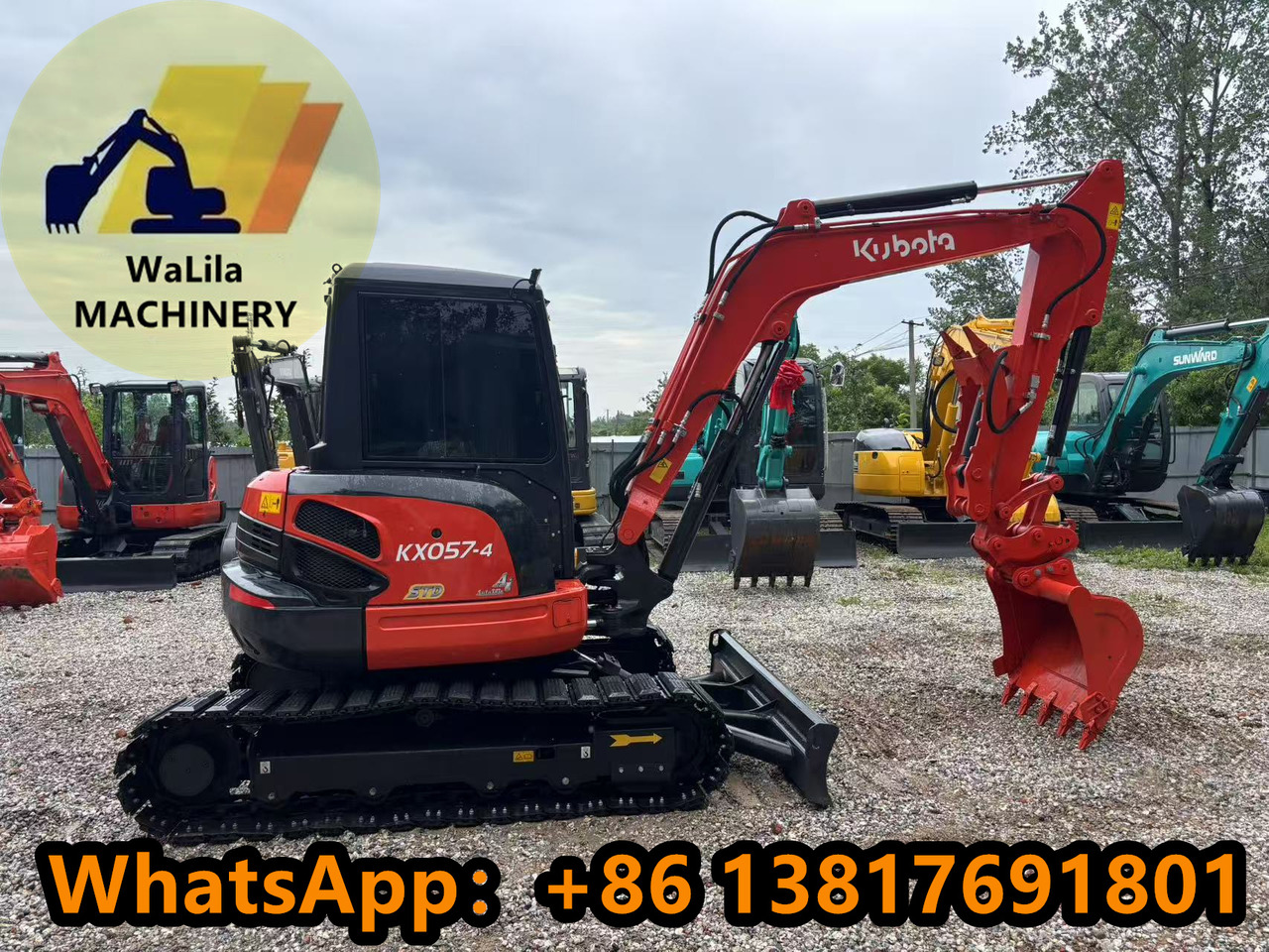 KUBOTA KX057-4 - Mini ekskavatör: fotoğraf 1 KUBOTA KX057-4 - Mini ekskavatör: fotoğraf 1