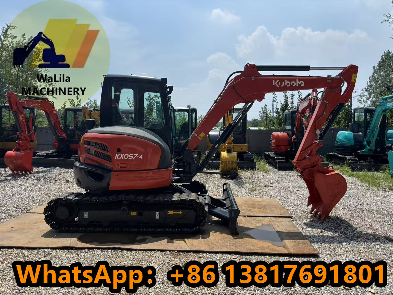 KUBOTA KX057 - Mini ekskavatör: fotoğraf 1 KUBOTA KX057 - Mini ekskavatör: fotoğraf 1