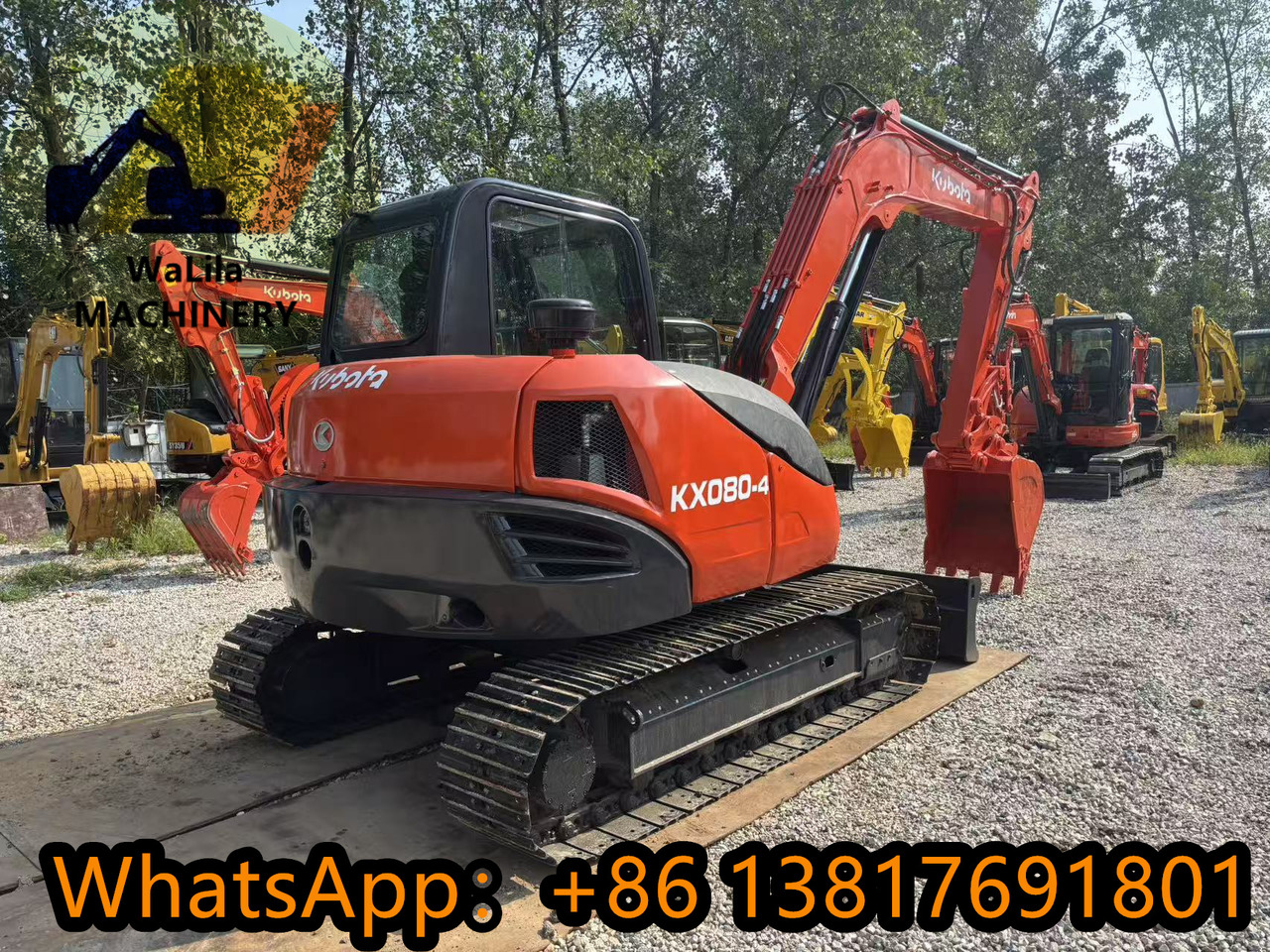KUBOTA KX080-4 - Mini ekskavatör: fotoğraf 5 KUBOTA KX080-4 - Mini ekskavatör: fotoğraf 5
