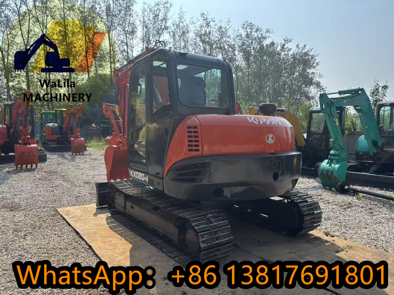 KUBOTA KX080-4 - Mini ekskavatör: fotoğraf 3 KUBOTA KX080-4 - Mini ekskavatör: fotoğraf 3