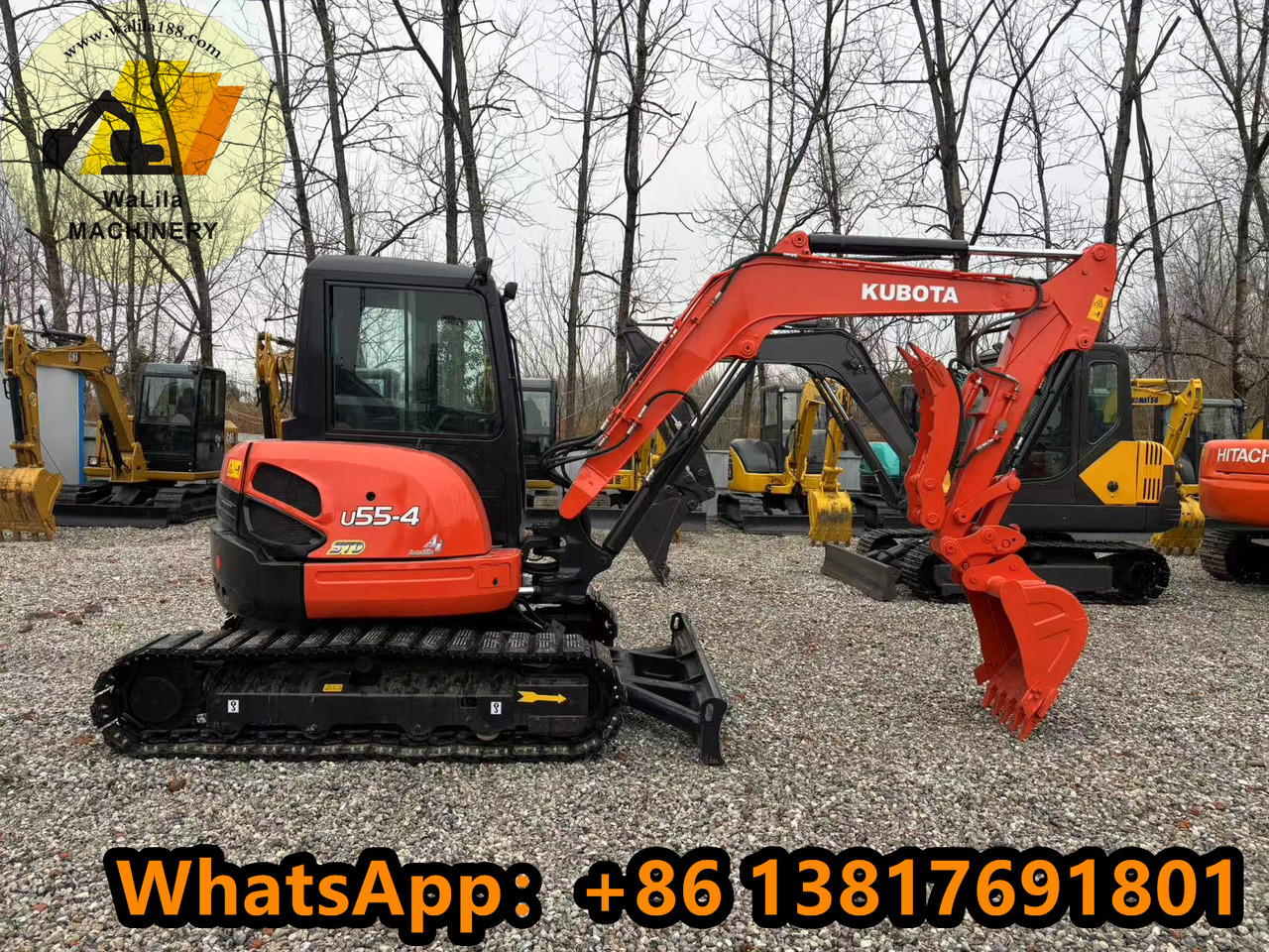 KUBOTA U55-4 - Mini ekskavatör: fotoğraf 1 KUBOTA U55-4 - Mini ekskavatör: fotoğraf 1
