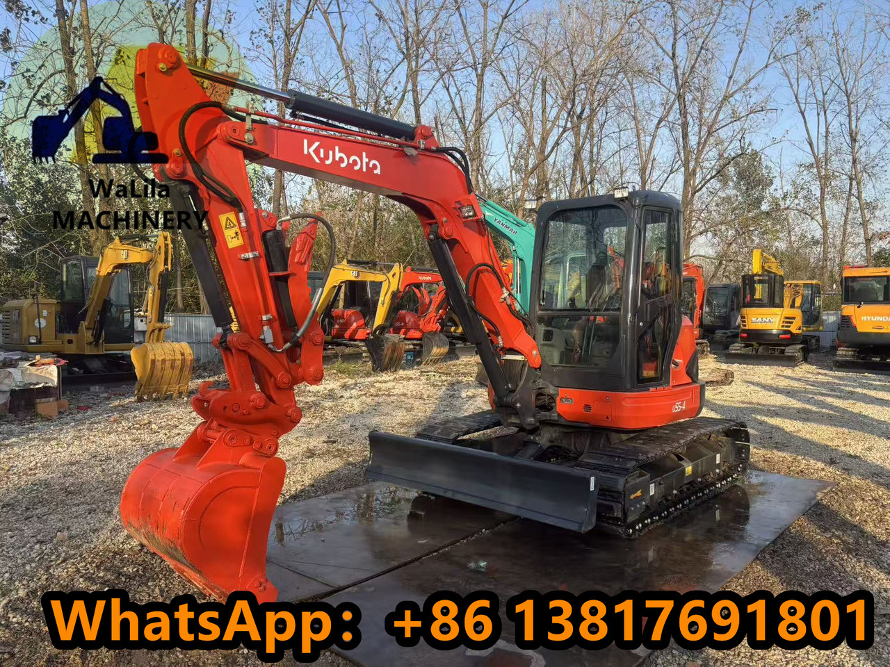 KUBOTA U55-4R - Mini ekskavatör: fotoğraf 4 KUBOTA U55-4R - Mini ekskavatör: fotoğraf 4