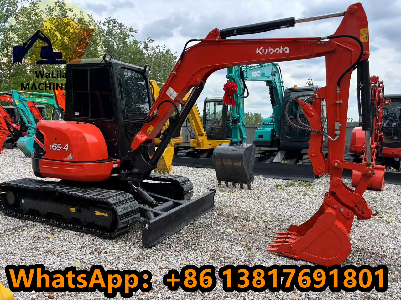 KUBOTA U55-4R - Mini ekskavatör: fotoğraf 3 KUBOTA U55-4R - Mini ekskavatör: fotoğraf 3