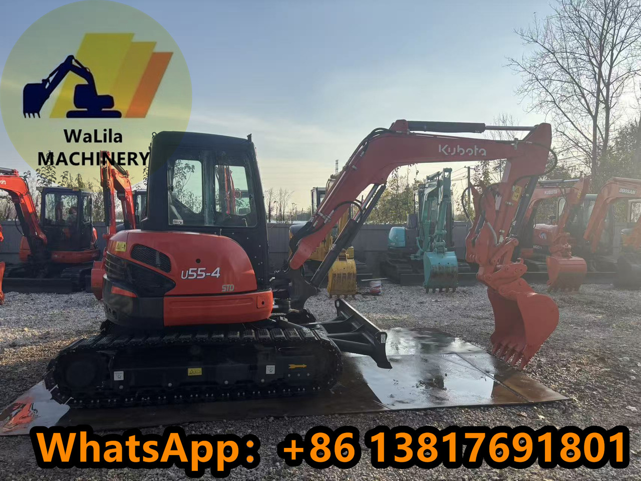 KUBOTA U55-4R - Mini ekskavatör: fotoğraf 2 KUBOTA U55-4R - Mini ekskavatör: fotoğraf 2