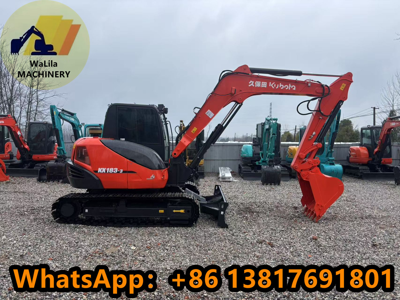 Kubota Kx183 - Mini ekskavatör: fotoğraf 3 Kubota Kx183 - Mini ekskavatör: fotoğraf 3