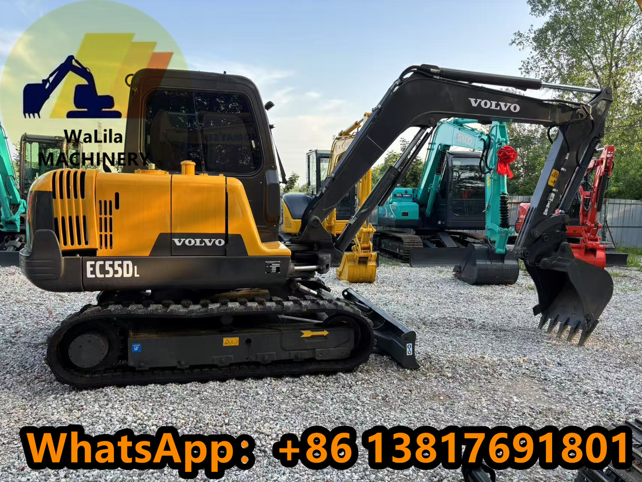 VOLVO EC55 Rubber track version - Mini ekskavatör: fotoğraf 2 VOLVO EC55 Rubber track version - Mini ekskavatör: fotoğraf 2