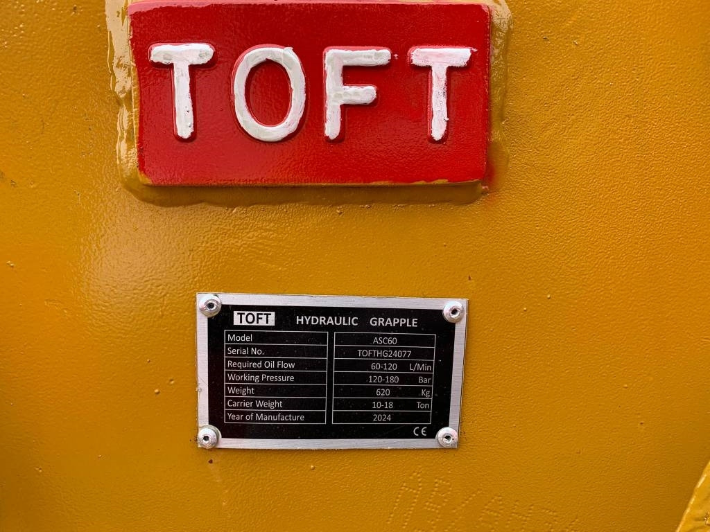 Toft ASC60 - Çeneli kepçe - İş makinaları: fotoğraf 4 Toft ASC60 - Çeneli kepçe - İş makinaları: fotoğraf 4