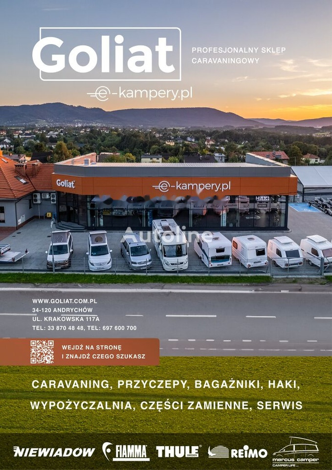 Yeni Çekme karavan Niewiadów NT-SPRINT sandwich caravan kemping: fotoğraf 8