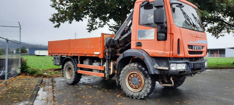 Iveco ML110-220 4x4 mit Kran+Funk - Sal/ Açık kasa kamyon, Vinçli kamyon: fotoğraf 1 Iveco ML110-220 4x4 mit Kran+Funk - Sal/ Açık kasa kamyon, Vinçli kamyon: fotoğraf 1